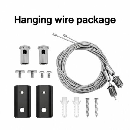 Ultra-Narrow 5mm 24V Magnetic Track Hanging Wire Package