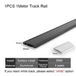 5mm Ultra-Thin UT Magnetic Track 1m (5mm × 30mm) — Thinner Than Your Phone