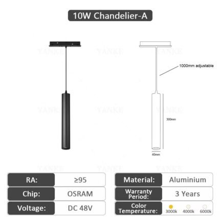 20 Series Magnetic Track 10W Chandelier A