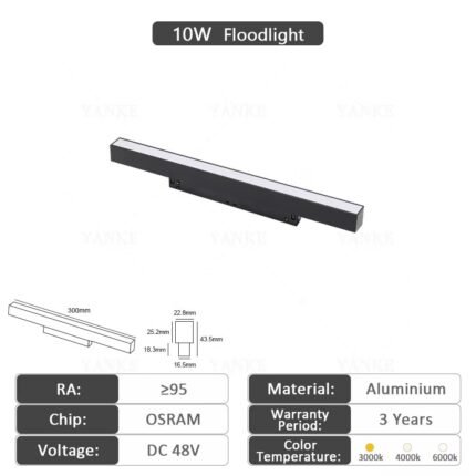 20 Series Magnetic Track 10W Floodlight