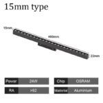 15mm Narrow Magnetic Track Grille Light 24W