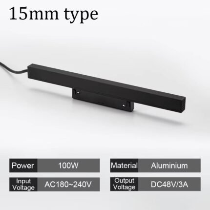 15mm Narrow Magnetic Track Built-in Power 100W