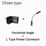 15mm Narrow Magnetic Track Horizontal Corner