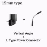 15mm Narrow Magnetic Track Vertical Corner