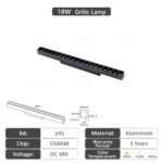 20 Series Magnetic Track 18W Grille Lamp
