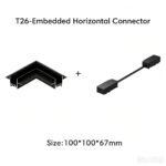 T26 Embedded Horizontal Connector (100×100×67mm)