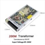 Golden Magnetic Track Transformer 200W (Mean Well, 85-264V)