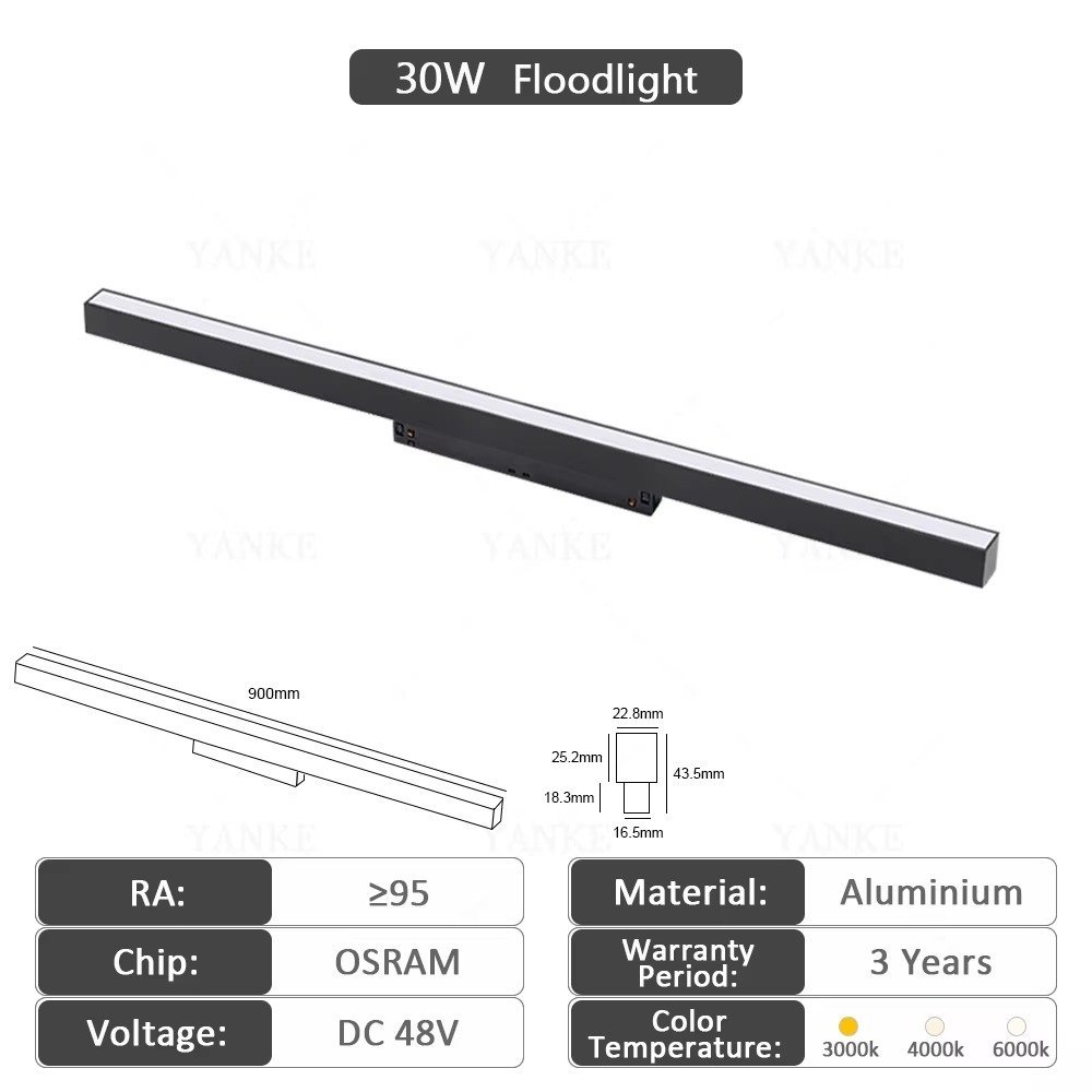 30w-floodlight 20 Series Magnetic Track 30W Floodlight