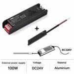 Ultra-Narrow 5mm 24V Magnetic Track External Power Supply 100W (AC85-220V → DC24V)