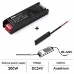 Ultra-Narrow 5mm 24V Magnetic Track External Power Supply 200W (AC85-220V → DC24V)
