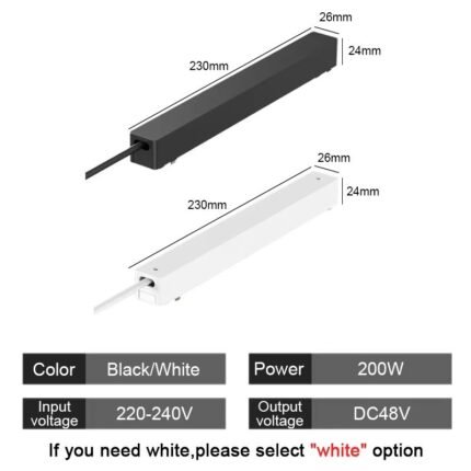 ST1 Built-in Transformer 200W (220-240V → DC48V)