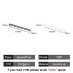 ST1-FL10W LED Floodlight 10W for 6mm Magnetic Track