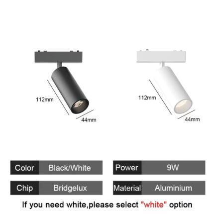 ST1-SL-9W LED Spotlight 9W (Ø44 × 110mm)