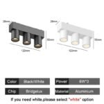 ST1-TSL6W Adjustable Spotlight 6W