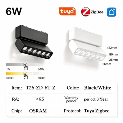 T26-ZD-6T-Z Smart Foldable Grille Light 6W