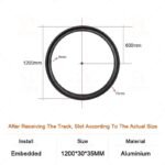 Circular Magnetic Track Embedded Track Ø1200