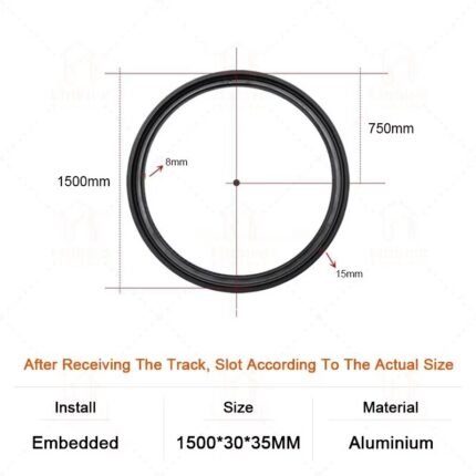 Circular Magnetic Track Embedded Track Ø1500