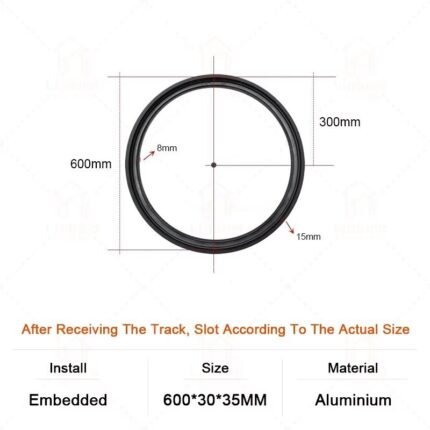 Circular Magnetic Track Embedded Track Ø600