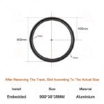 Circular Magnetic Track Embedded Track Ø900