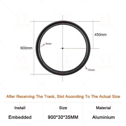 Circular Magnetic Track Embedded Track Ø900