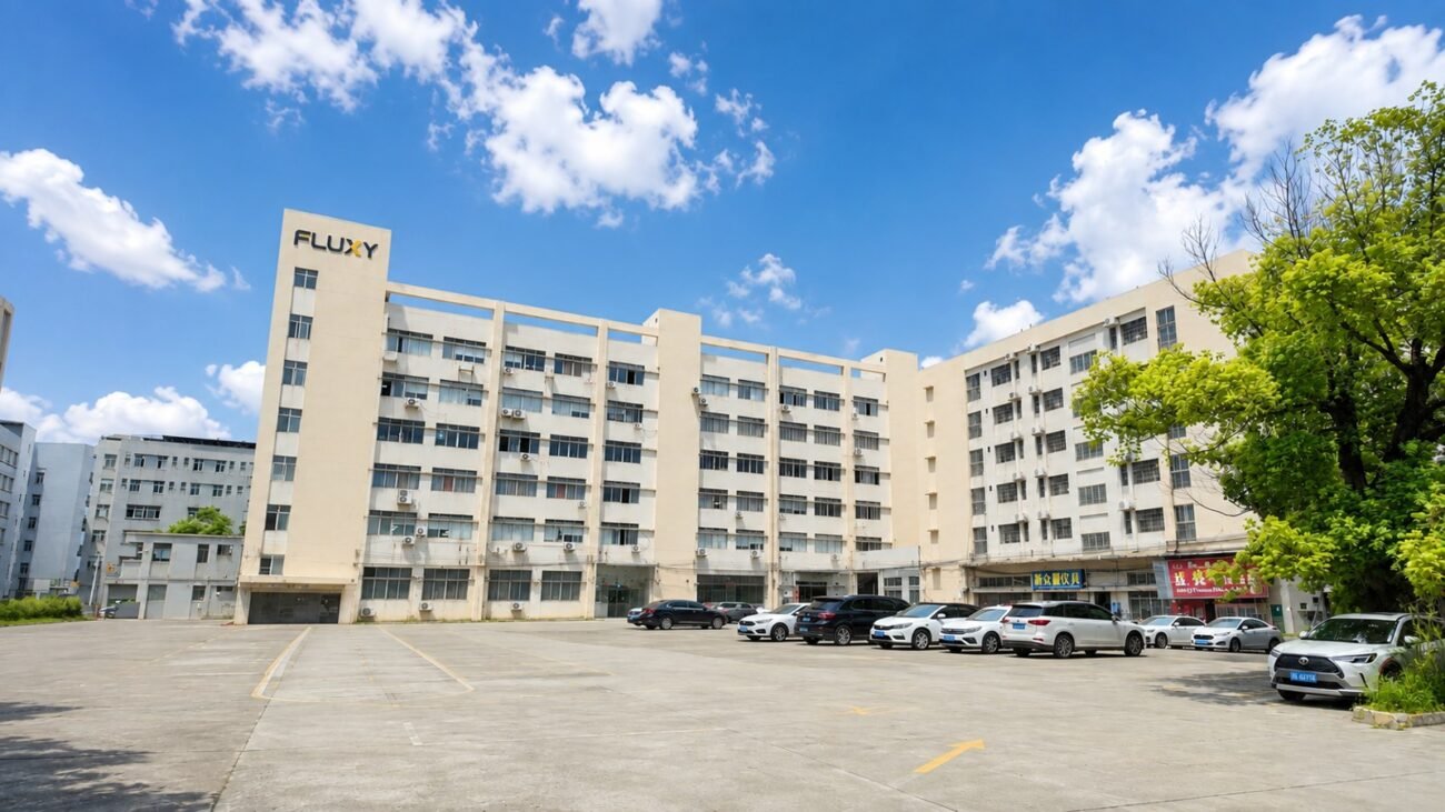 FLUXY factory building exterior