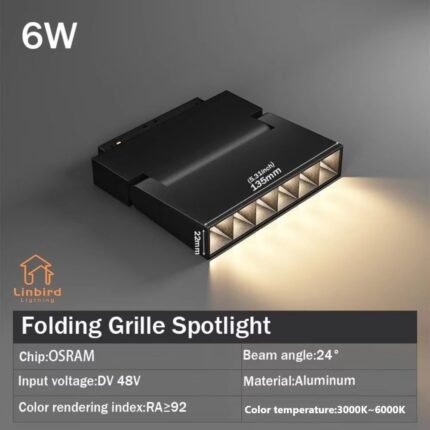 20 Series Smart (Tuya Zigbee) 6W Fold Grille Spot