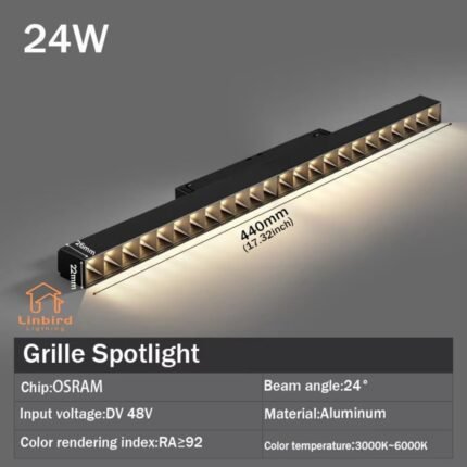 20 Series Smart (Tuya Zigbee) 24W Grille Spotlight