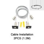 Circular Magnetic Track Hanging Line Package (1.2m × 2)