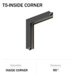 T5 Slim Magnetic Track Inside Corner