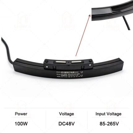 Circular Magnetic Track Built-in Transformer 100W (85-265V input)