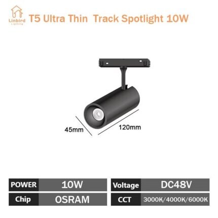 T5 Slim Magnetic Track Spotlamp 10W