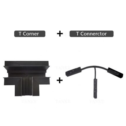20 Series Magnetic Track T Corner