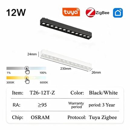 T26-12T-Z Smart Grille Light 12W