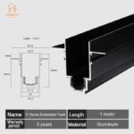 35 Series (T7) Wide Track 35 Track 1m (Embedded)