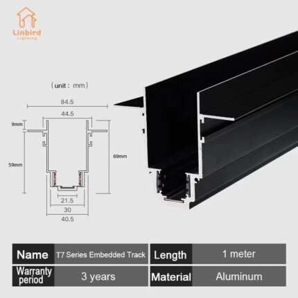 35 Series (T7) Wide Track 35 Track 1m (Embedded)