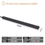 T5 Slim Magnetic Track Transformer 150W (Built-in)
