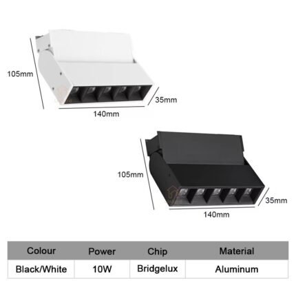 5mm Ultra-Thin UT-FGL10W Foldable Grille Light 10W — Thinner Than Your Phone