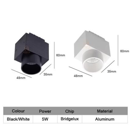 5mm Ultra-Thin UT-S2 Mini Spotlight 5W — Thinner Than Your Phone